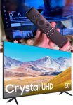 Smart TV Crystal UHD 4K LED 50” Samsung – UN50TU8000GXZD Wi-Fi Bluetooth HDR 3 HDMI 2 USB