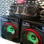 mini System LG Bluetooth 950W CD Player FM – Karaokê USB XBOMM CL65
