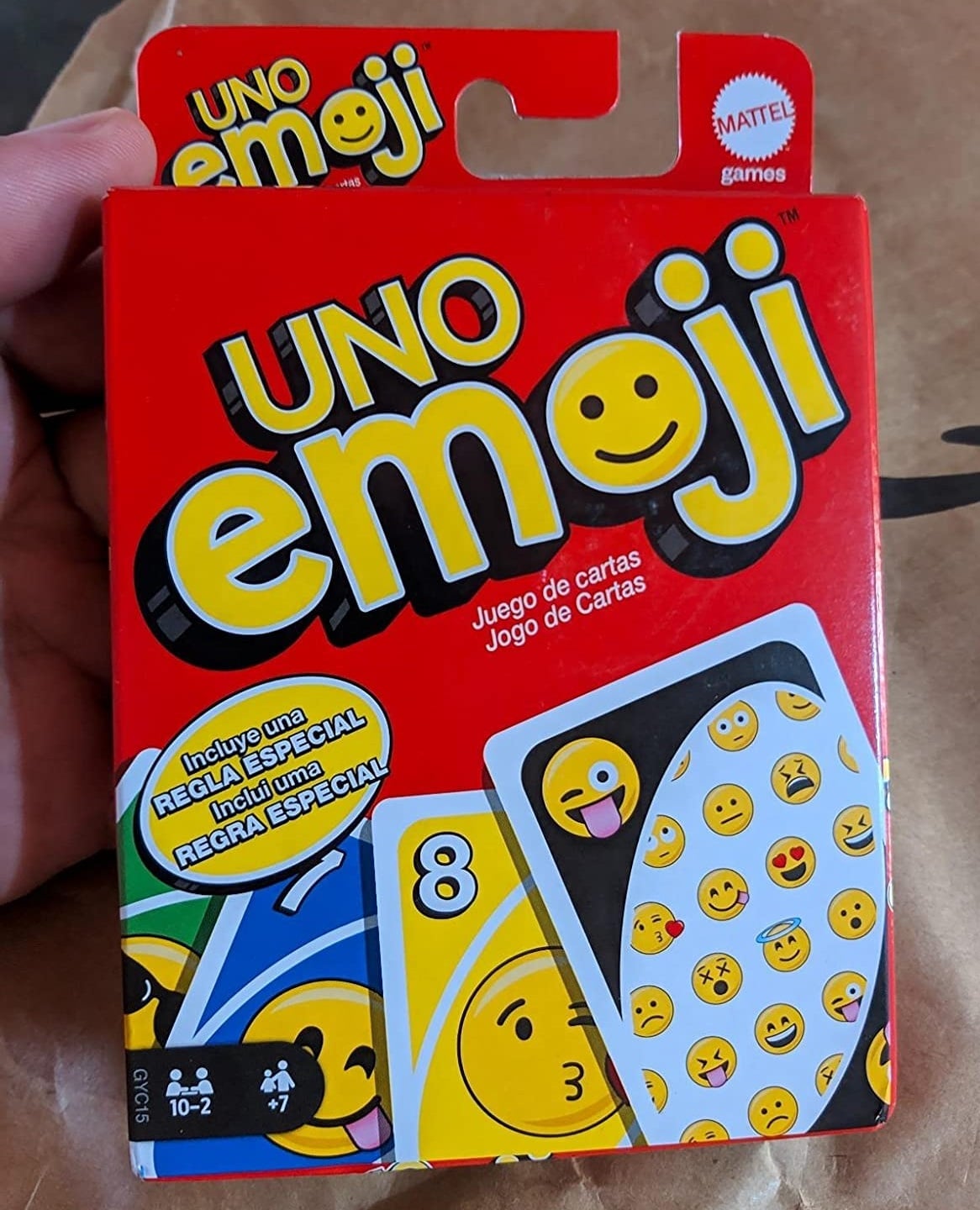 Jogo De Cartas - Uno - Emojis - Mattel em Promoção na Americanas