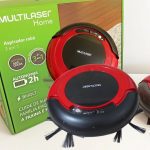 Aspirador Robô de Pó Multilaser HO041 3 em 1 Bivolt 30W – Vermelho/Preto