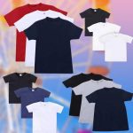Kit Camiseta Bebê All Free Básica Manga Curta Masculina 3 Peças