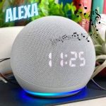 Echo Dot 4ª Geração com Relógio com Alexa – Amazon