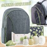 Conjunto Natura Papai e Bebê com Mochila