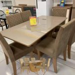 Mesa de Jantar 6 Cadeiras Retangular Kappesberg – Veneza