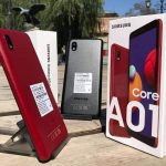 Samsung Galaxy A01 Desbloqueado 32GB 4G Android 10.0 Tela 5.7” Octa-Core Câmera 13MP