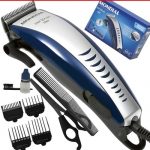 Máquina de Cortar Cabelo Mondial CR-07 – 4 Níveis de Altura