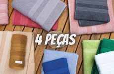 Jogo De Toalhas Buddemeyer Frape Dots Banho 4 Peças