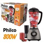 Liquidificador Philco Inox Filter 4 Velocidades – com Filtro 800W