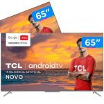 Smart TV LED 65″ UHD 4K TCL 65P715 Android TV, HDR, Comando de Voz à Distância, Google Assistente, HDR, Micro Dimming, Wi-Fi, Bluetooth e HDMI