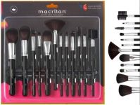 Kit 12 Pincéis Profissional Maquiagem Pincel Macrilan KP9-1A
