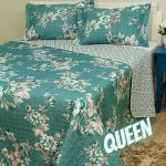 Colcha Queen Boutis Charlotte com 2 Porta-Travesseiros – Casa & Conforto