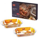 Conjunto 2 Assadeiras Retangulares Seletta 3,5 L + 2,7 L