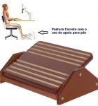 Apoio Ergonômico para os Pés, Souza & Cia, 3703, Tabaco