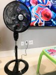 Ventilador de Coluna Mondial Black Premium NV-61-6P com 3 Velocidades – Preto