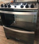 Fogão 5 Bocas Brastemp Branco Forno Duplo – Acendimento Automático BFD5 NCBRNA
