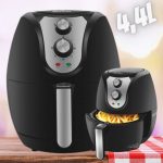 Fritadeira Elétrica Sem Óleo/Air Fryer Britânia – Air Fry Pro Saúde Preta 4,4L com Timer