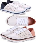 Tênis Moleca Casual Perfuros Feminino