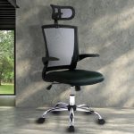 Cadeira de Escritório Giratória Presidente Nell – Preta