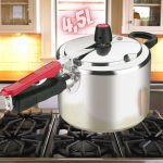 Panela de Pressão Clock Original Polida Alumínio – 4,5L