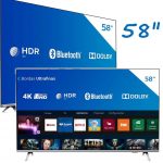 Smart TV 4K 58” UHD Philips 58PUG6654/78 Wi-Fi – Bluetooth HDR 3 HDMI 2 USB Bordas Ultrafinas