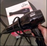 Secador de Cabelo GAMA Bella Tourmaline – Preto com Íons 2100W 2 Velocidades