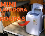 Mini Lavadora de Roupas Praxis – Petit 1,2Kg Branca