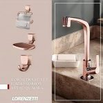 Kit para Banheiro com Torneira ¼ de Volta – e Acessórios Lorenzetti Flatt F71 Bica Alta