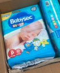 Fraldas descartáveis Babysec Ultrasec Galinha Pintadinha, 50 Unidades, Tamanho P Até 6 Kg