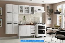 Cozinha Compacta Colormaq Barcelona 10 Portas – Aço