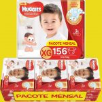 Huggies Pacote Mensal Supreme Care Mega XG, 156 Fraldas, XG