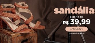 SANDÁLIAS E RASTEIRINHAS
