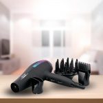 Secador de Cabelos Mallory Turbo Rainbow 2000W – Preto