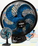 Ventilador, V-81-6P-AP, Preto/Azul Petróleo, 30 cm, Mondial