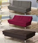 Sofá-cama Casal 3 Lugares Suede Reclinável – Linoforte Maya