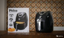 Fritadeira Elétrica Sem Óleo/Air Fryer Philco – Air Fry Saúde Preta 4,4L com Timer