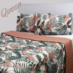 Colcha Boutis Queen com Porta Travesseiro 3 Peças Dupla Face Diana – Basic+