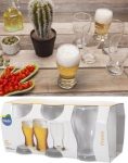 Jogo de Copos de Vidro para Cerveja 220ml – 6 Peças Nadir Frevo