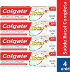 Creme Dental Colgate Total 12 Clean Mint 90g Promo Bandeja 4un