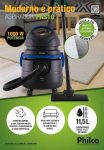 Aspirador de Pó Philco 1000W Pas10 – Preto e Azul