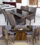 Mesa de Jantar 6 Cadeiras Retangular – DJ Móveis Itália