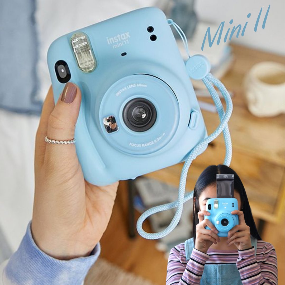 Câmera Fotográfica Instantânea Fujifilm Instax Mini 11 - Azul no Shoptime