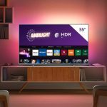 Smart TV Philips 55PUG6794/78 55″ 4K UHD AMBILIGHT 3 lados HDR10+ Dolby Vision Dolby Atmos Bluetooth Wifi 3 HDMI 2 USB