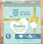 Fralda Pampers com Lenços Umedecidos