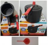 Panela de Pressão Eirilar Antiaderente 4,5L – Preto 1227