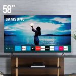 Smart TV 4K Crystal UHD 58” Samsung UN58TU7020GXZD – Wi-Fi Bluetooth HDR10+ 2 HDMI 1 USB