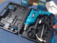 Furadeira de Impacto Philco Force 650W – 5 Velocidades 3/8” com Maleta 11 Peças PFU01MF 110V