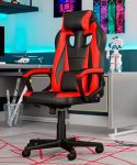 Cadeira Gamer Nell Preta e Vermelha Nell100