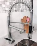 Torneira para Cozinha Gourmet Dupla de Mesa – com Monocomando Nell AM-2679