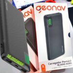 Carregador Portátil Universal 16.000Mah, 2 Portas Usb + 1 Porta Usb-C, Led Indicador de Bateria, Branco, Pb16Kwt,Geonav