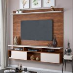 Painel para TV até 55 Polegadas Supreme Viero Imbuia / Off White